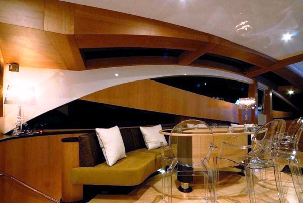 alea sailing yacht interior